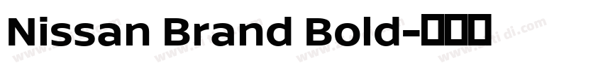 Nissan Brand Bold字体转换 Nissan Brand Bold字体转换